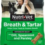 נוטרי ווט ביסקוויט דנטלי בטעם עוף Nutri Vet Breath & Tartar