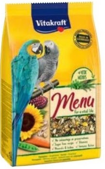 ויטקרפט פרימיום מזון לתוכים גדולים 1 ק"ג Vitakraft Menu for Parrots