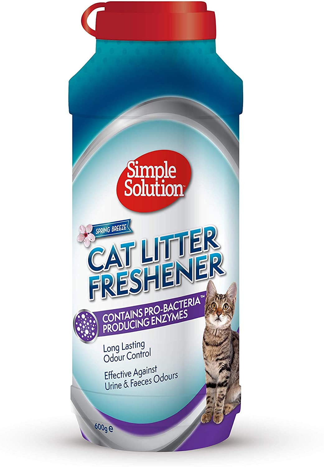 אבקה נטרול ריח לארגז חול סימפל סולושן Simple Solution Cat Litter Freshener