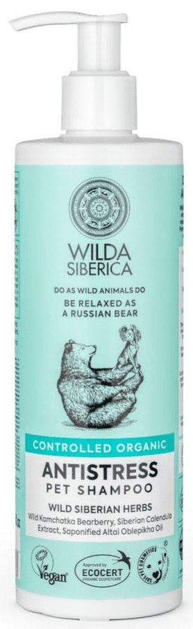 שמפו ווילדה אורגני מרגיע לעור מגורה 400 מ''ל WILDA SIBERICA ANTISTRESS Shampoo