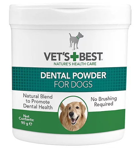 אבקה לניקוי שיניים ווטס בסט VET'S + BEST Dental Powder