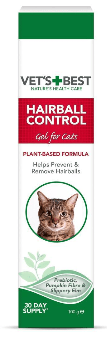 ג'ל היירבול לחתול ווטס בסט 100 גרם VET'S+BEST Hairball Gel