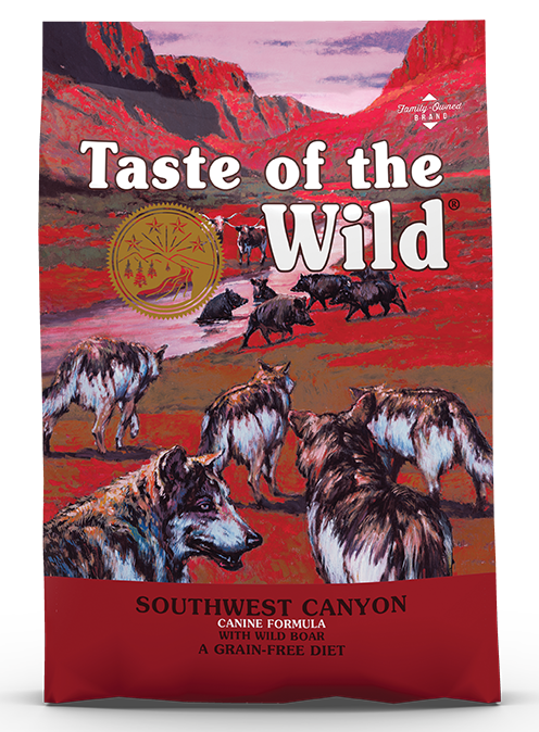 טייסט אוף דה ויילד כלב חזיר בר ללא דגנים 12.2 ק''ג Taste Of The Wild Southwest Canton