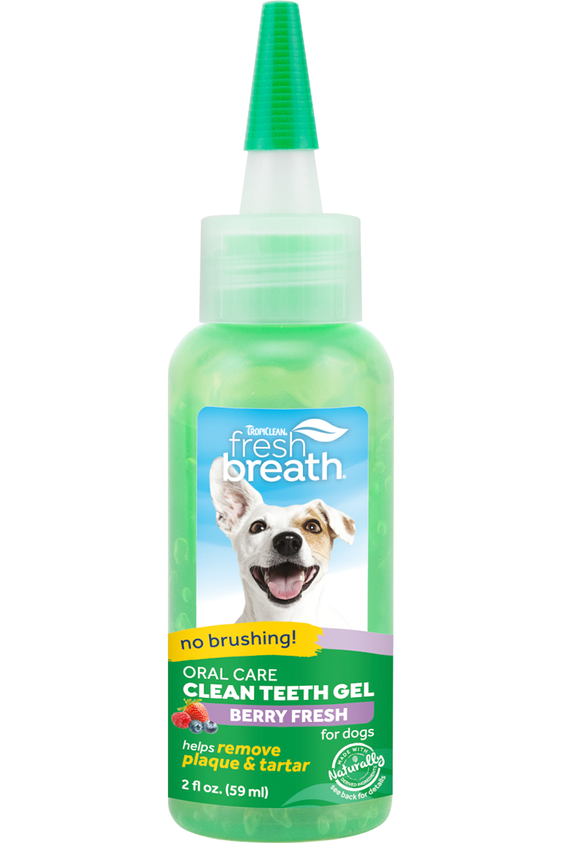 ג'ל שיניים פירות יער ללא צחצוח לכלב טרופיקלין Tropiclean Fresh Breath Gel