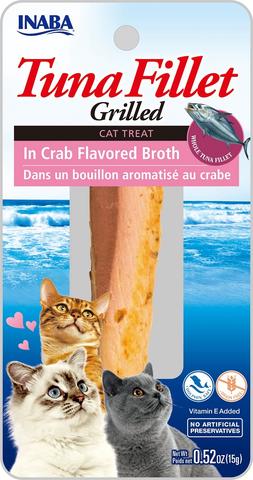 אינאבה פילה טונה בטעם סרטן לחתול INABA Tuna Fillet Grilled