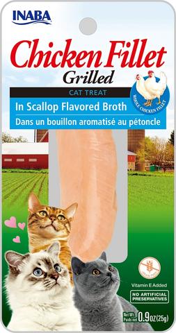 אינאבה פילה עוף בטעם צדפות לחתול INABA Chicken Fillet Grilled