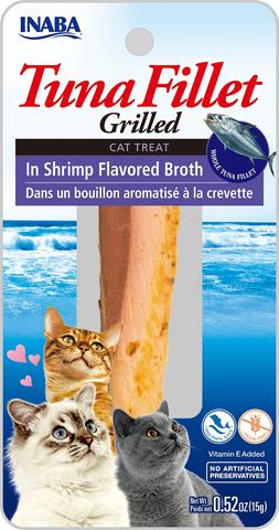 אינאבה פילה טונה בטעם שרימפס לחתול INABA Tuna Fillet Grilled