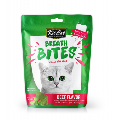 ברת בייטס בקר חטיף דנטלי לחתול BREATH BITES