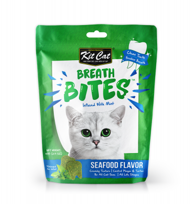 ברת בייטס פירות ים חטיף דנטלי לחתול BREATH BITES