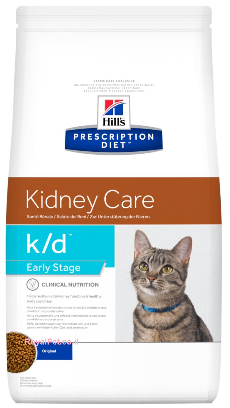 הילס חתול k/d הירלי סטייג' מזון רפואי 1.4 ק''ג Hill's Prescription Diet k/d Early stage