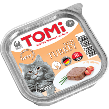 טומי מעדן הודו לחתול 100 גרם TOMi Turkey
