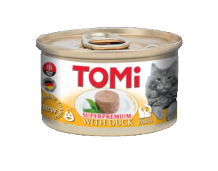 טומי מעדן ברווז לחתול 85 גרם TOMi Duck