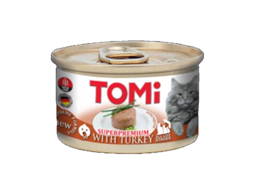 טומי מעדן הודו לחתול 85 גרם TOMi Turkey