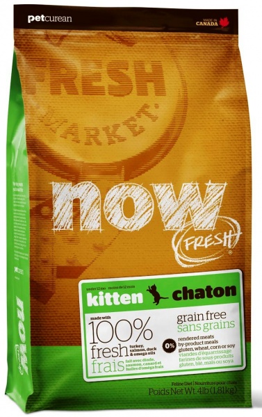 נאו מזון לגורי חתולים ללא דגנים NOW FRESH Grain Free Kitten 3.6 kg