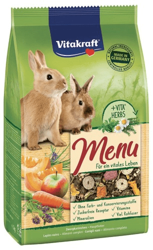 ויטקרפט תערובת מזון מלא לארנבות Vitakraft Menu Vital for Rabbits