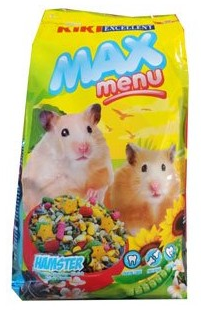 מזון לאוגרים קיקי מקס מניו 1 ק''ג KIKI MAX menu Hamster