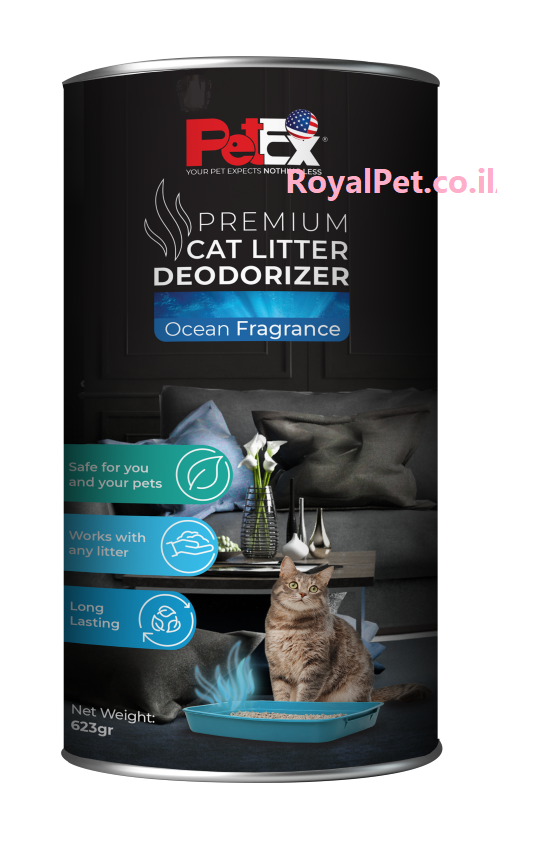 מנטרל ריחות לחול חתולים פטקס 624 גרם PetEX Cat Litter Deodorizer