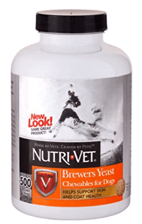 נוטרי וט שימרי בירה ללעיסה לכלב 500 טבליות Nutri-Vet Brewers Yeast Chewables